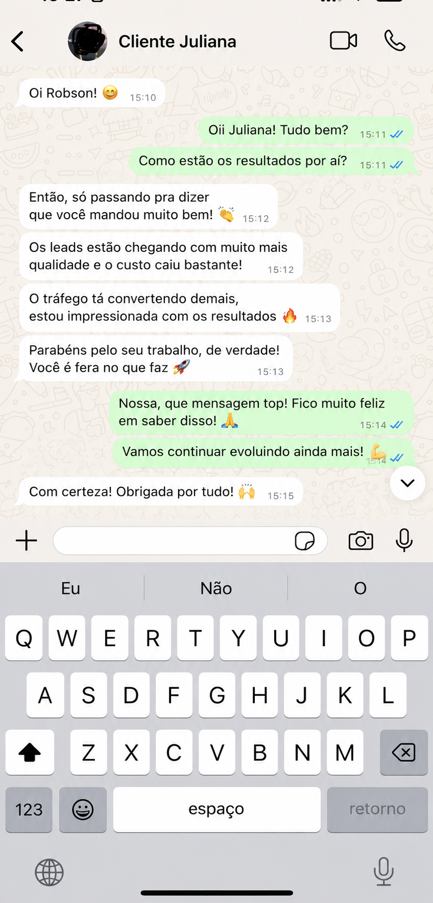 Depoimento cliente — resultado tráfego pago